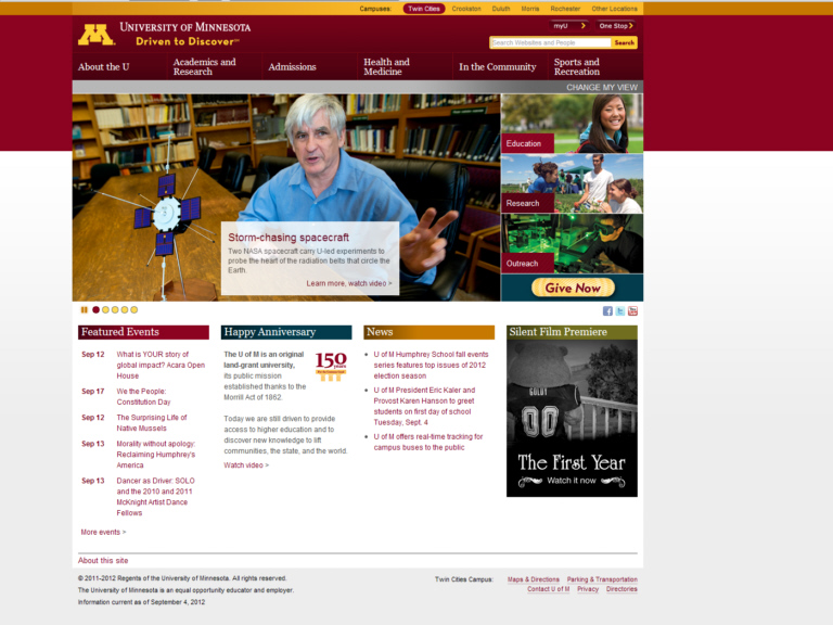 The University of Minnesota